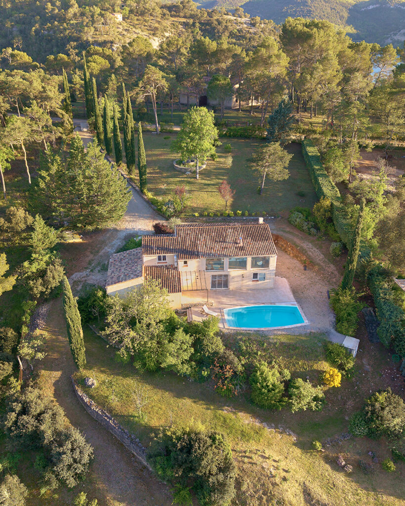 Dronebeeld van Le Nid du Loriot