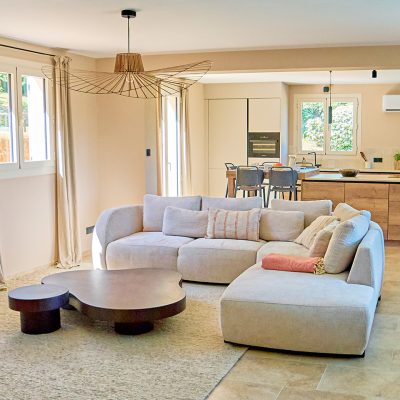 Le Nid du Loriot interieur living en keuken